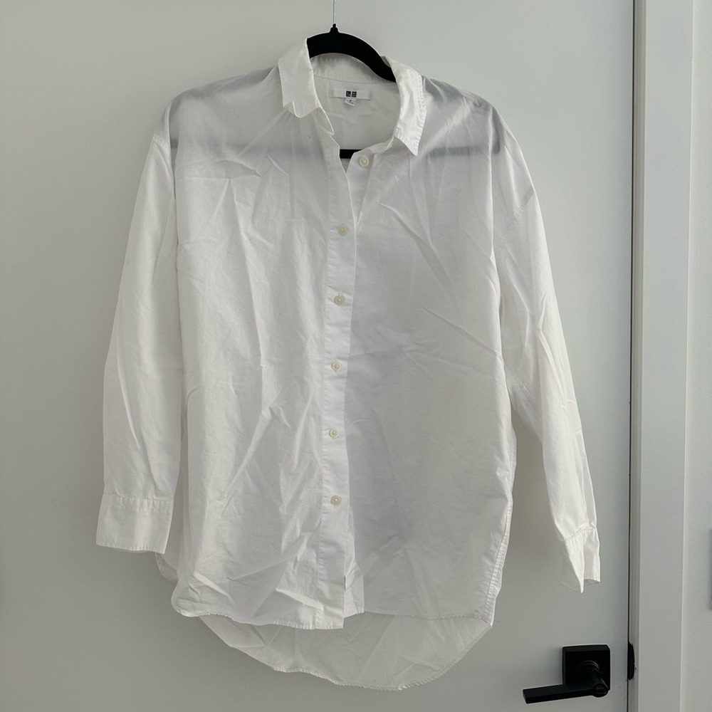 Uniqlo White Button Down